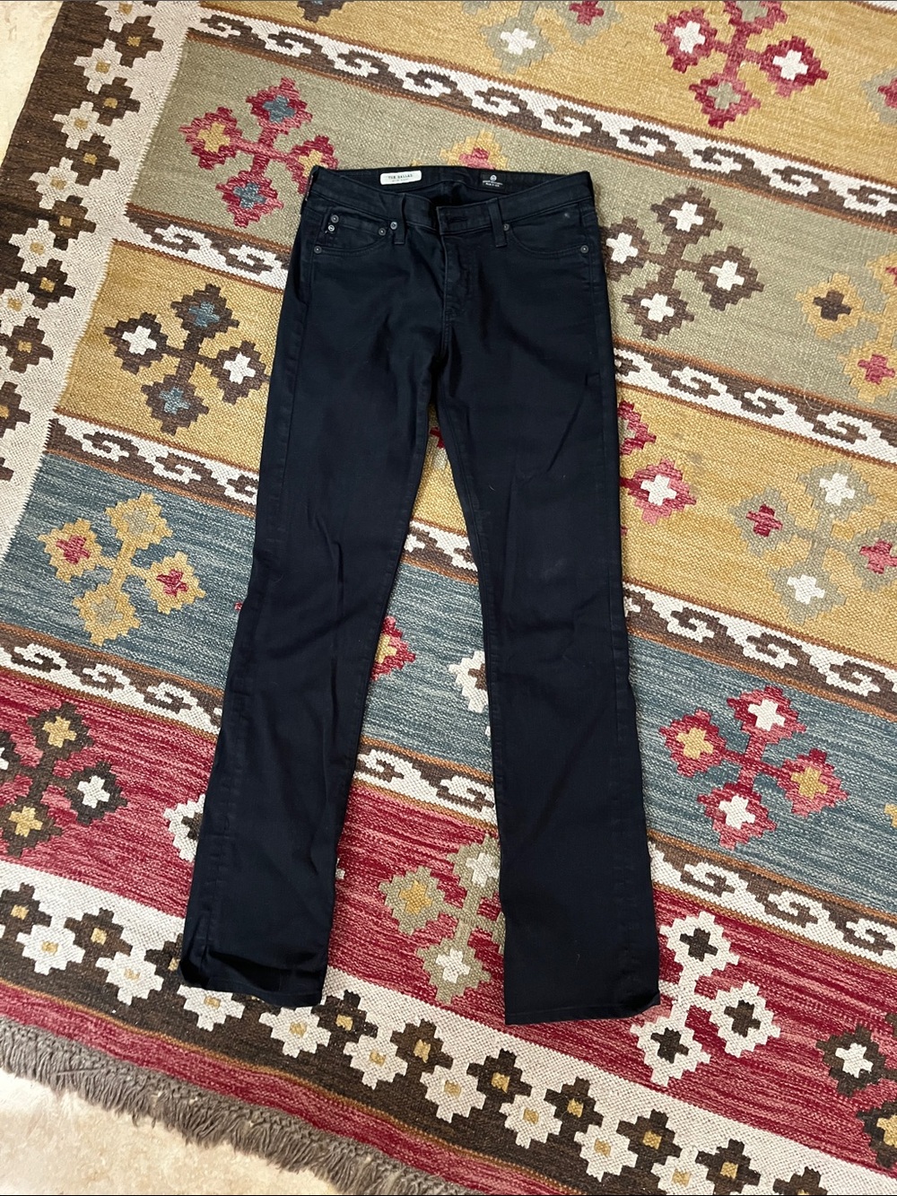 Ag Adriano Goldschmied “The Ballad” Slim Black Boot Cut Jeans